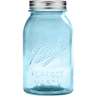 BALL MASON BLUE GLASS JAR 945ML - DYKE & DEAN