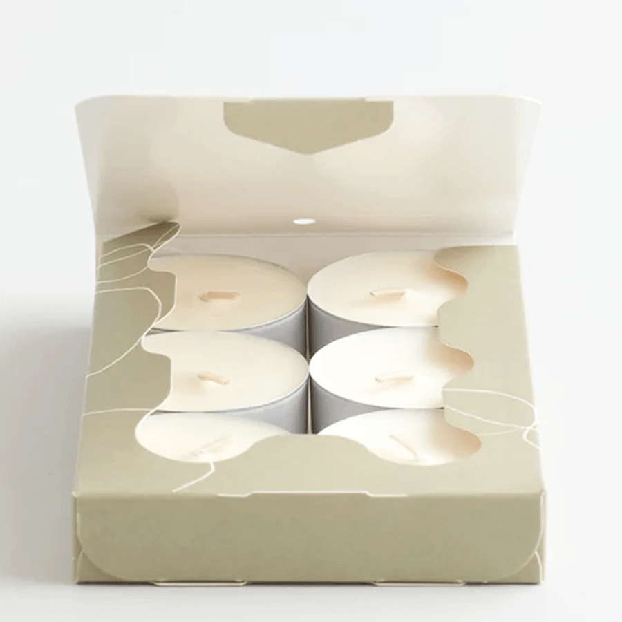 BERGMOT & NETTLE MAXI LAMORNA TEALIGHT CANDLES - DYKE & DEAN