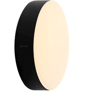 BLACK DISC WALL & CEILING LIGHT 540MM - DYKE & DEAN