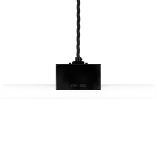 BLACK PEG TUBE PENDANT - DYKE & DEAN