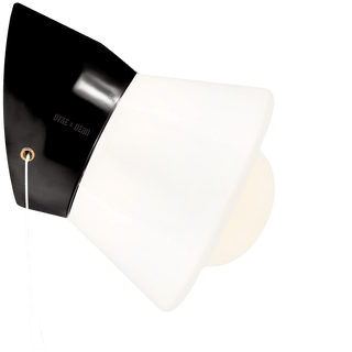 BLACK PULL CORD SWITCHED REARWIRED WALL LAMPS - WALL LIGHTS - DYKE & DEAN  - Homewares | Lighting | Modern Home Furnishings