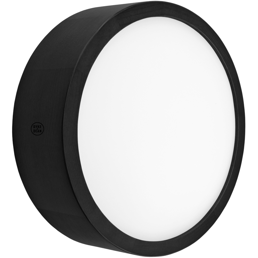 BLACK WOOD DISC WALL LIGHT - WALL LIGHTS - DYKE & DEAN  - Homewares | Lighting | Modern Home Furnishings