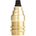 BRASS E14 HEAVY METAL BULB HOLDER - DYKE & DEAN