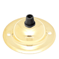 BRASS MINI METAL CEILING ROSE - DYKE & DEAN