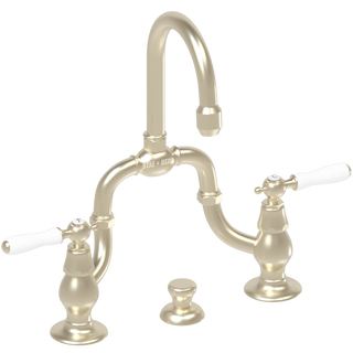 BRIDGE SINK MIXER PORCELAIN LEVER TAPS - BATHROOM - DYKE & DEAN  - Homewares | Lighting | Modern Home Furnishings