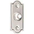 BRUSHED STEEL PUSH BUTTON DOORBELL - DYKE & DEAN