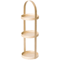 CADDY 3 SHELF IN NATURAL OAK - DYKE & DEAN
