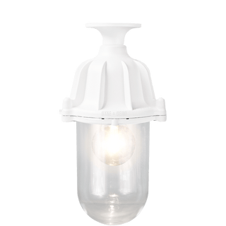 CAST LANTERN PENDANT WHITE FIXED WITHOUT SHADE - DYKE & DEAN