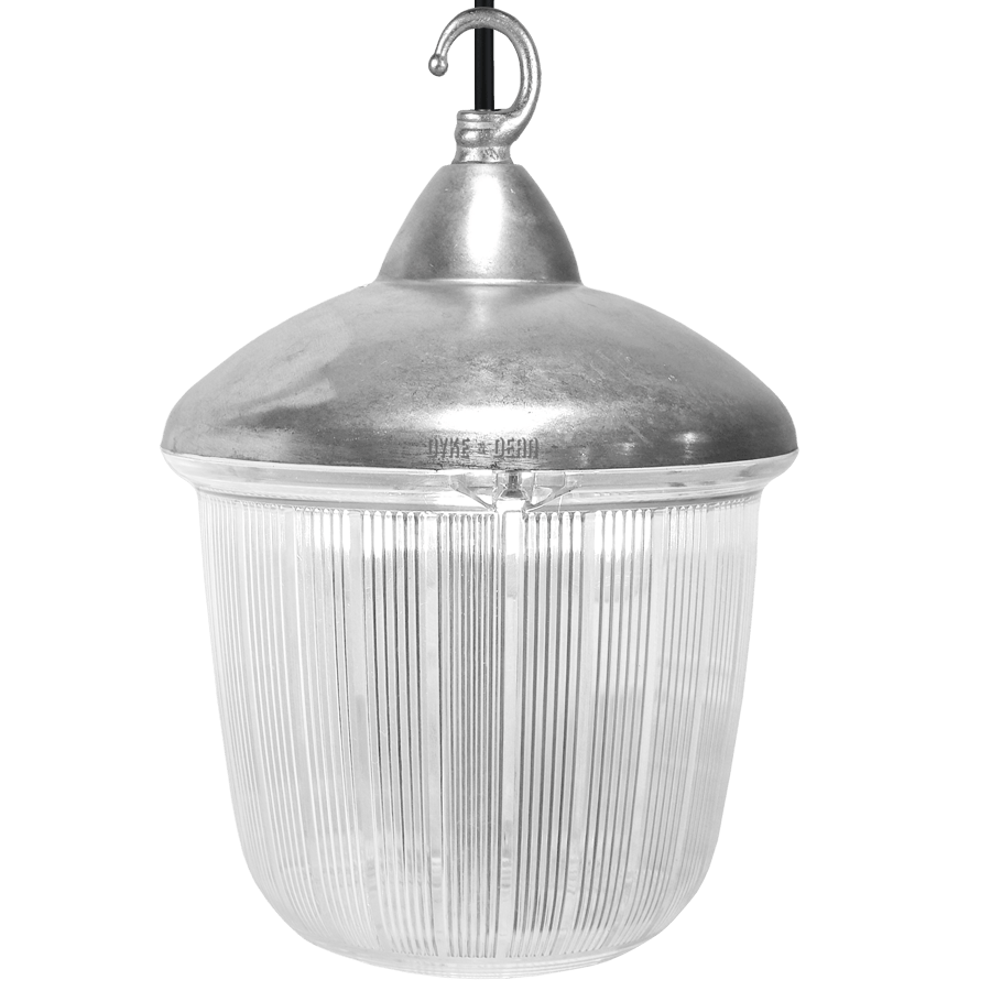 CAST LANTERN RIBBED CASE PENDANT - DYKE & DEAN