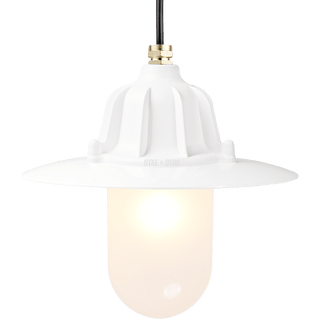 CAST SHADE LANTERN WHITE FROSTED - DYKE & DEAN