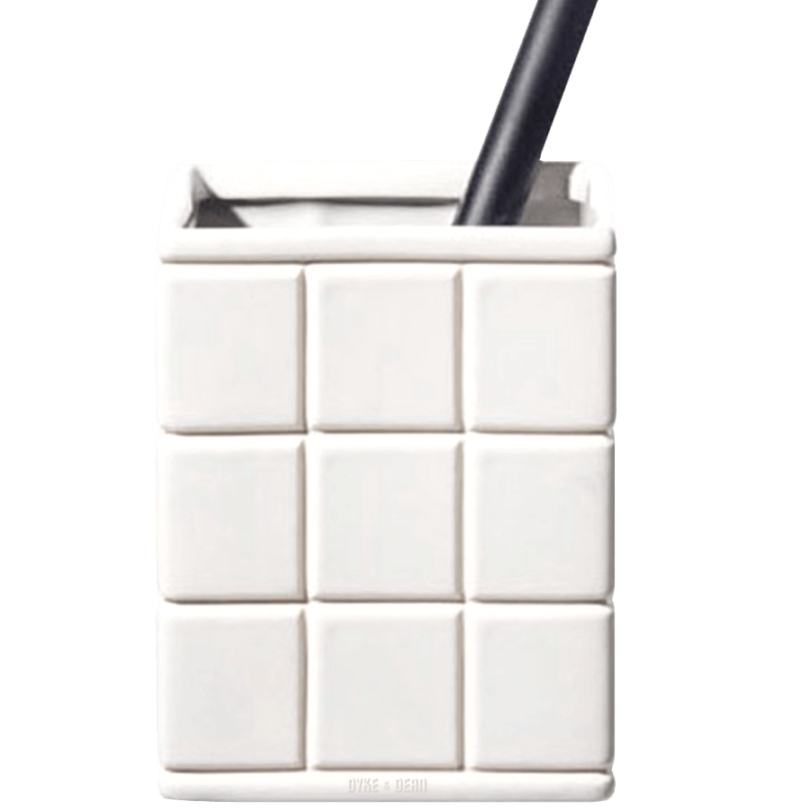 CERAMIC ENSEMBLE TOILET BRUSH - DYKE & DEAN