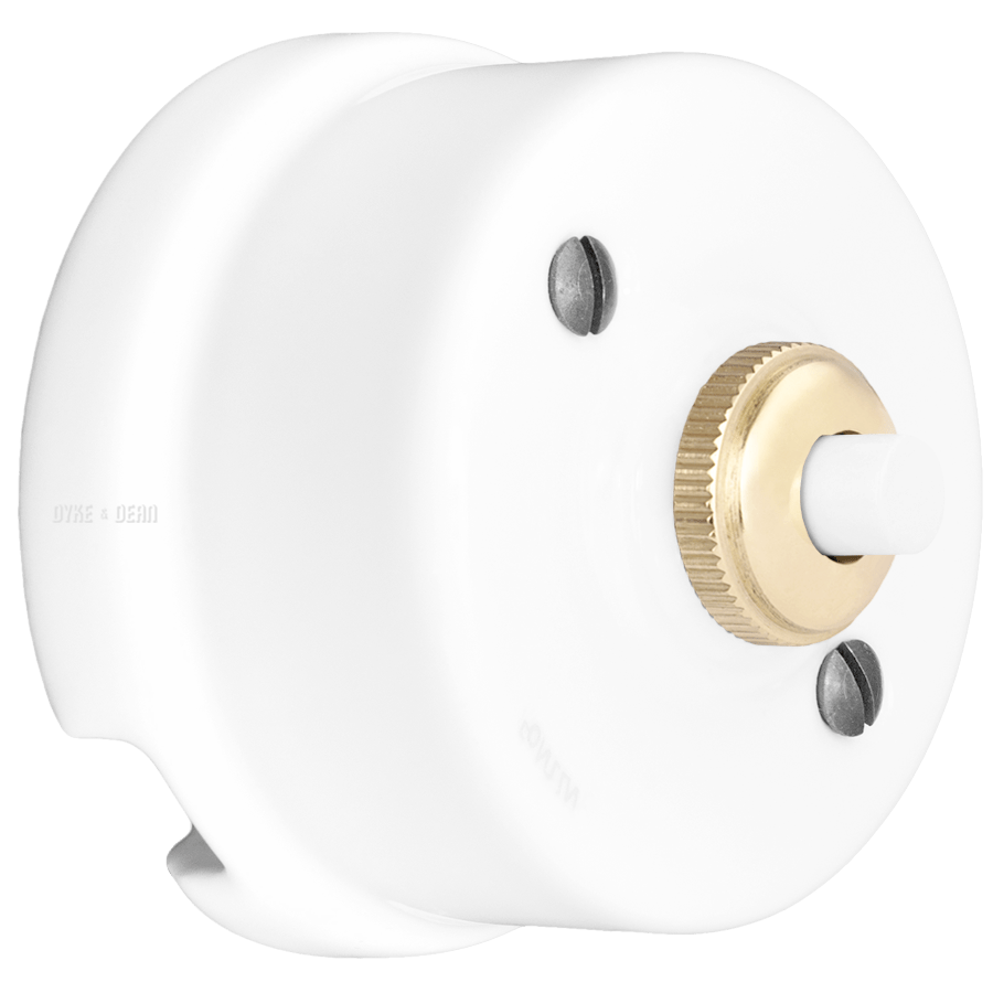 CERAMIC PUSH BUTTON DOORBELLS - DYKE & DEAN