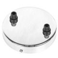 CHROME 2 WAY CEILING ROSE - DYKE & DEAN