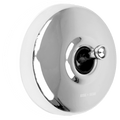 CHROME 2 WAY TOGGLE WALL SWITCH - DYKE & DEAN
