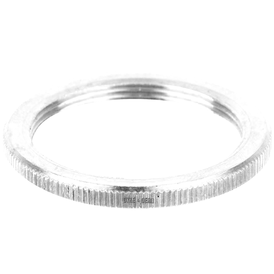 CHROME E27 SHADE RING - DYKE & DEAN