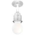 CHROME FIXED EXTENDED E27 WALL BULB HOLDER - DYKE & DEAN