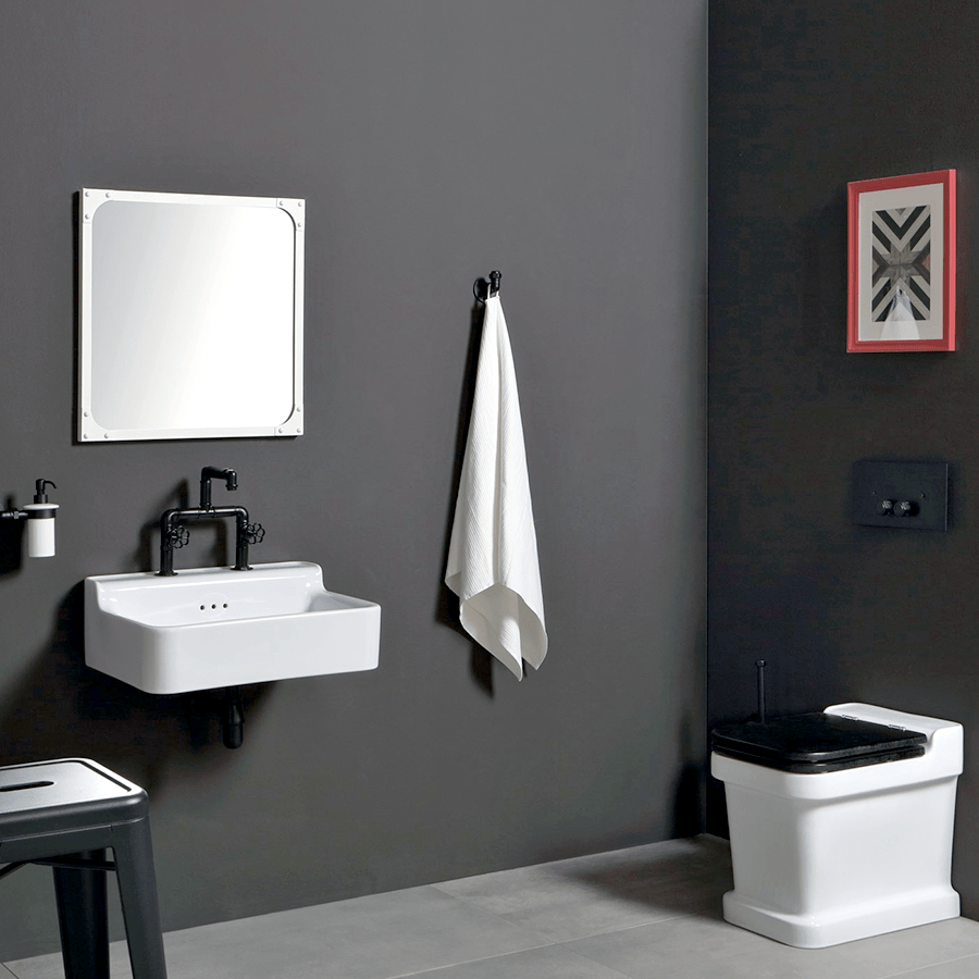 CLASSIC CERAMIC WALL & COUNTER SINK SMALL - DYKE & DEAN