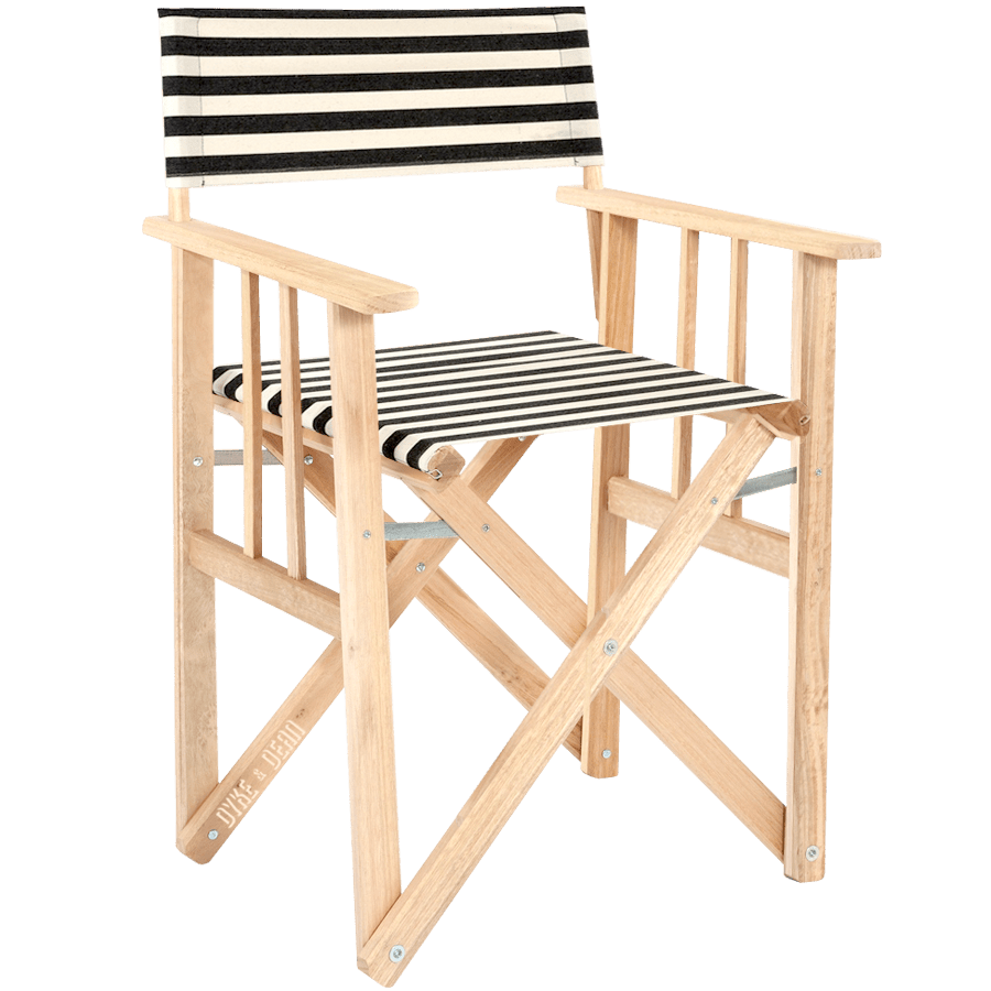 CLASSIC DIRECTOR CHAIR STRIPED COLOURS - DYKE & DEAN