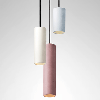 CONCRETE CYLINDER PENDANTS MEDIUM - DYKE & DEAN