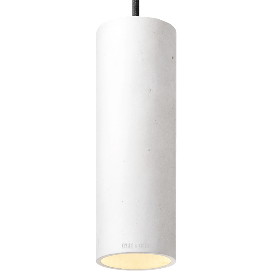 CONCRETE CYLINDER PENDANTS MEDIUM - DYKE & DEAN