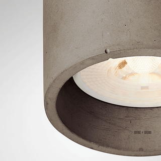 CONCRETE CYLINDER PENDANTS TALL - DYKE & DEAN