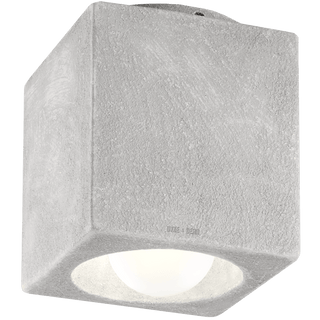 CONCRETE PORCELAIN CUBE CEILING DOWNLIGHT E27 - DYKE & DEAN