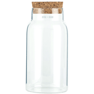 CORK GLASS STORAGE JAR 270ML - DYKE & DEAN