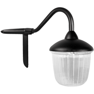 CORNER SWAN NECK LANTERN BLACK RIBBED CASE - DYKE & DEAN