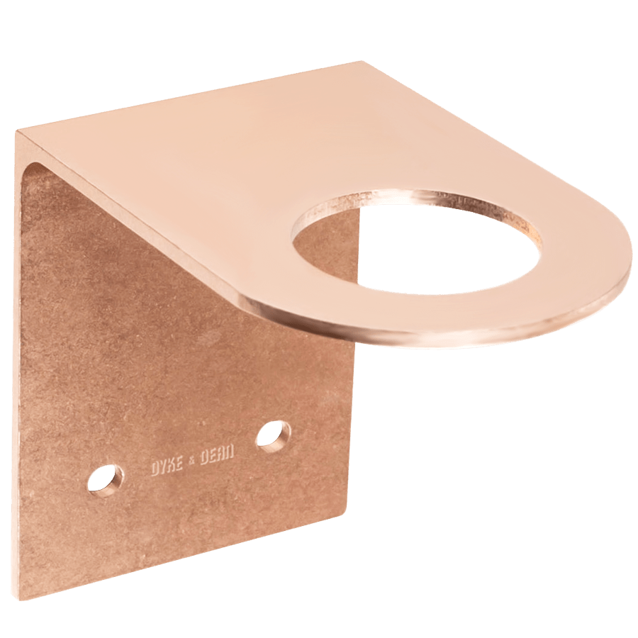 D&D SOAP PUMP WALL BRACKET COPPER - DYKE & DEAN