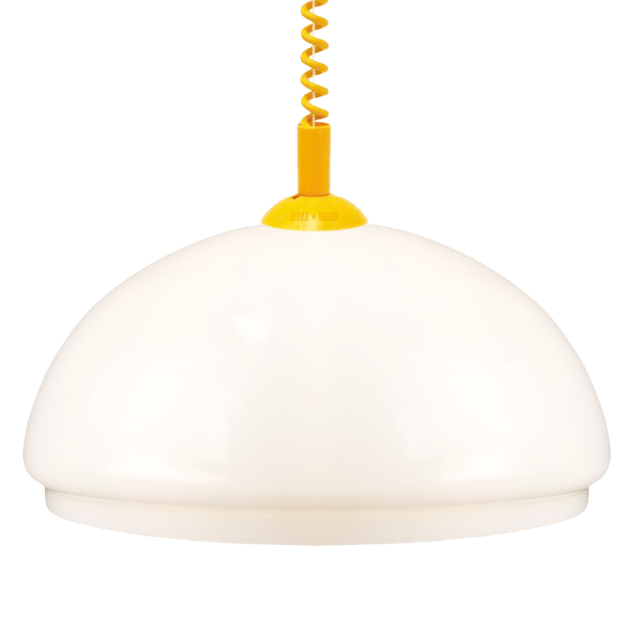 DOME OPALINE RETRACTABLE CORD LIGHT SMALL - DYKE & DEAN