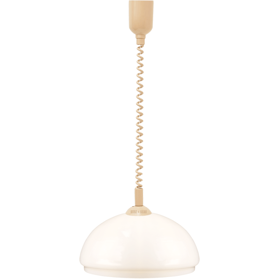 DOME OPALINE RETRACTABLE CORD LIGHT SMALL - DYKE & DEAN