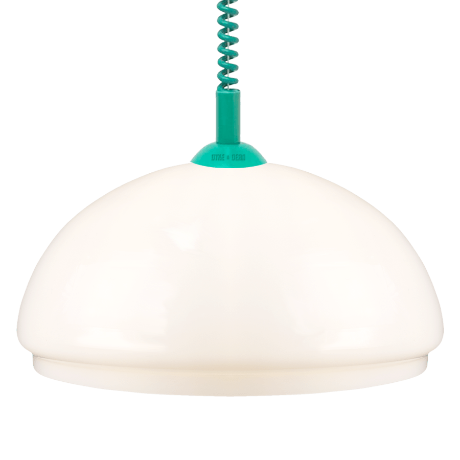 DOME OPALINE RETRACTABLE CORD LIGHT SMALL - DYKE & DEAN