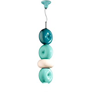 DONUT CERAMIC LARGE STACKED PENDANT LAMP - DYKE & DEAN