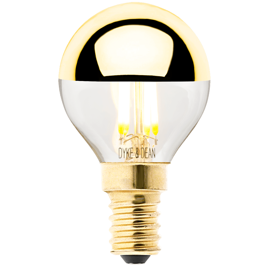 DYKE & DEAN LED GOLD CAP E14 BULB - DYKE & DEAN