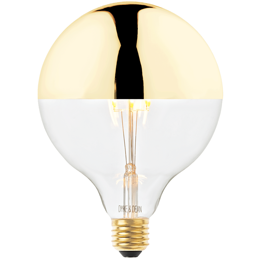 DYKE & DEAN LED GOLD CAP MEGA BULB E27 - DYKE & DEAN