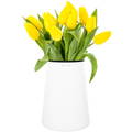 ENAMEL FLOWER VASE - DYKE & DEAN