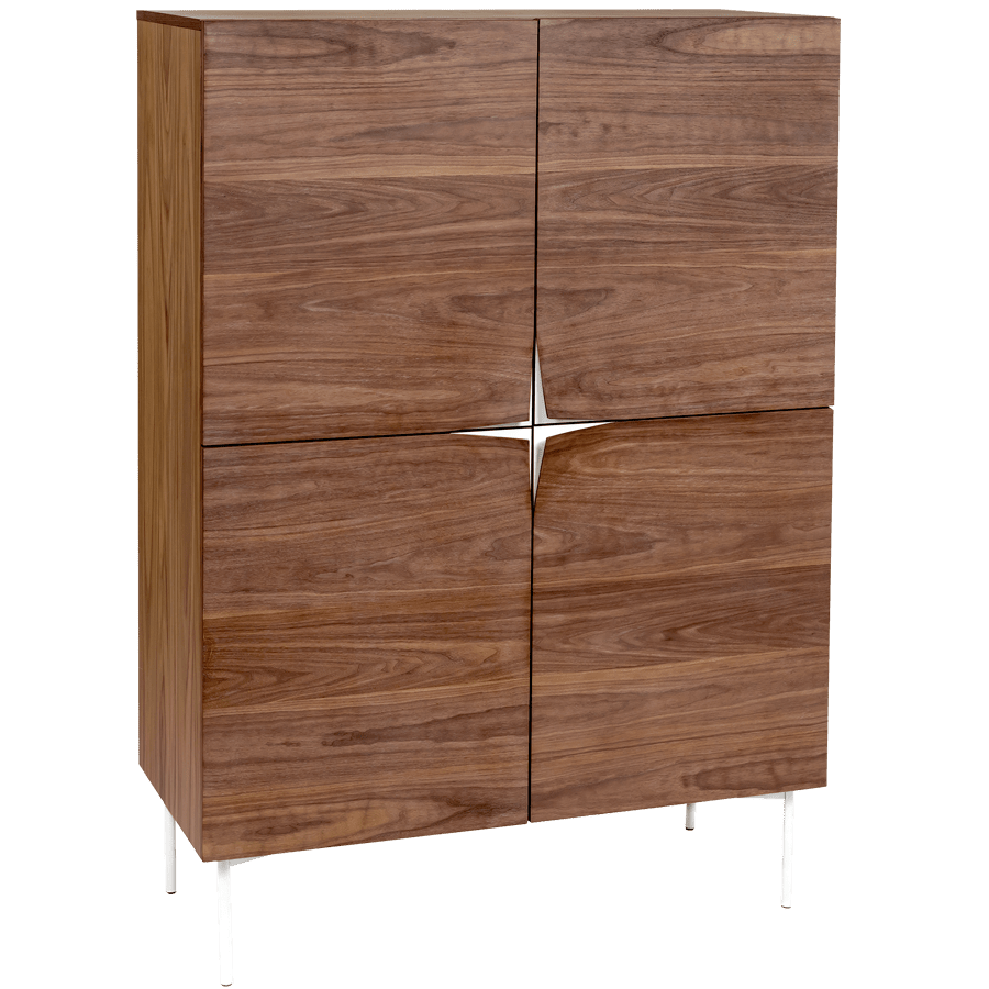 FLOP HIGHBOARD CABINET WALNUT - DYKE & DEAN