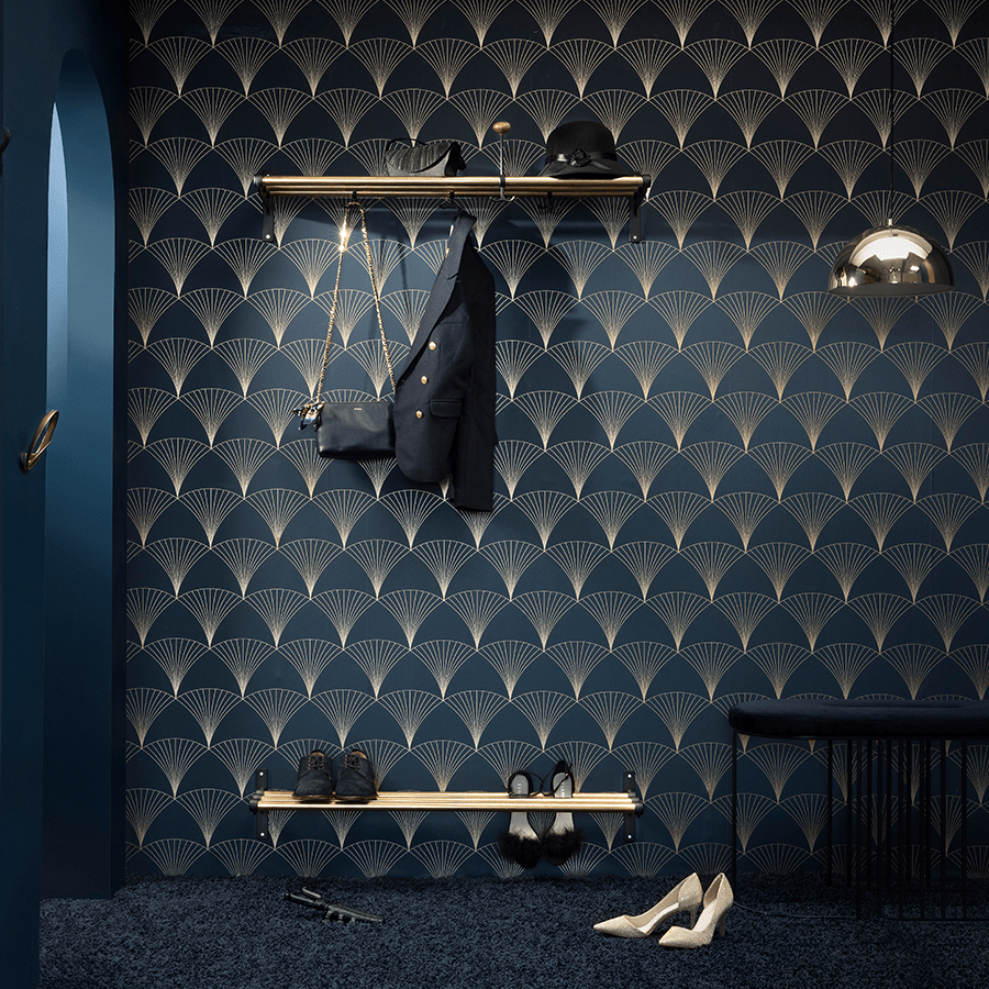 HAT AND SHOE WALL RACK - DYKE & DEAN