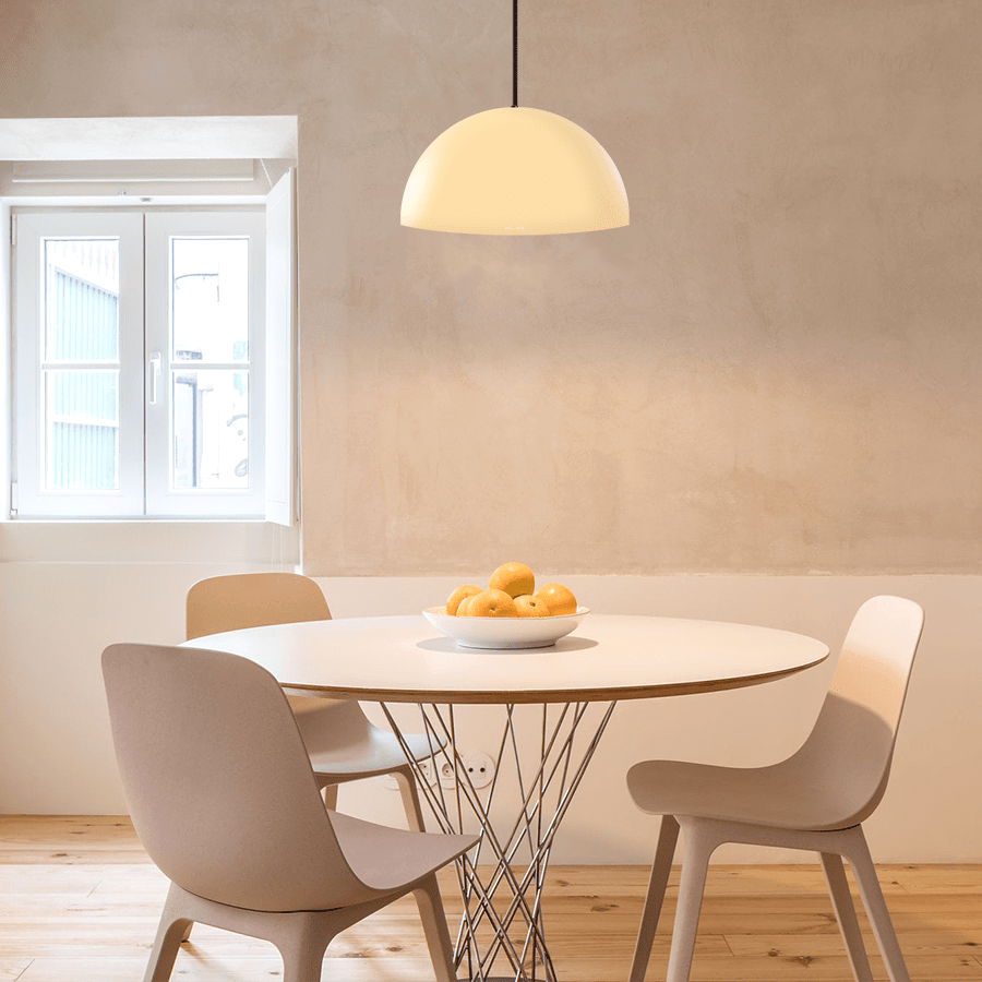 HEMISPHERE DOME PENDANT LIGHT BESPOKE COLOUR 200MM - DYKE & DEAN