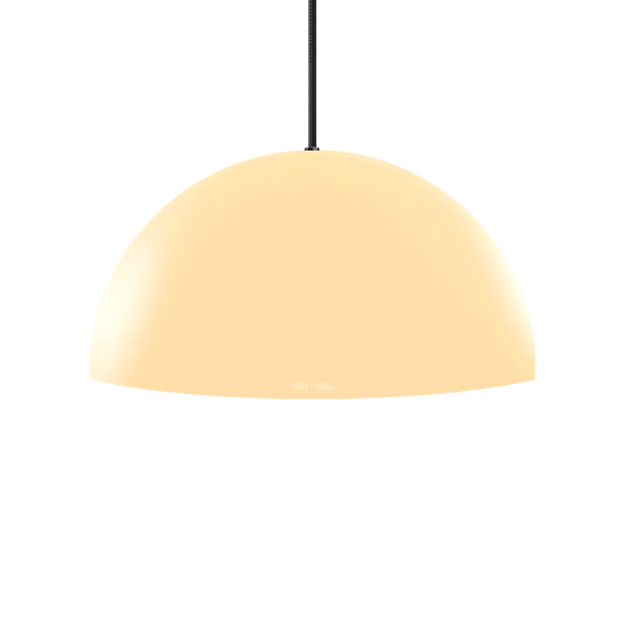 HEMISPHERE DOME PENDANT LIGHT BESPOKE COLOUR 200MM - DYKE & DEAN