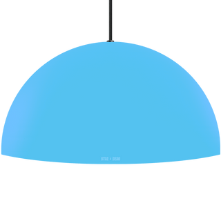 HEMISPHERE DOME PENDANT LIGHT BESPOKE COLOUR 600MM - DYKE & DEAN