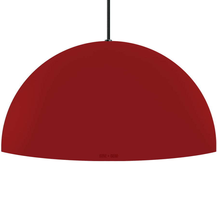 HEMISPHERE DOME PENDANT LIGHT BESPOKE COLOUR 600MM - DYKE & DEAN