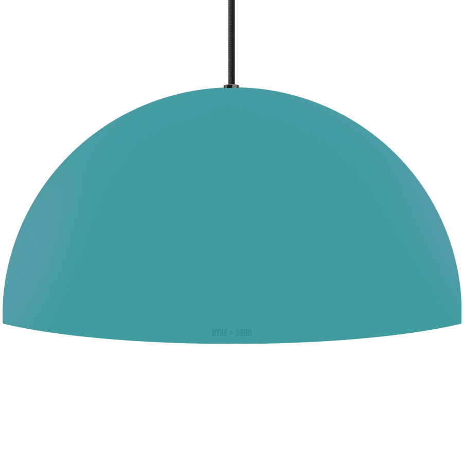 HEMISPHERE DOME PENDANT LIGHT BESPOKE COLOUR 600MM - DYKE & DEAN