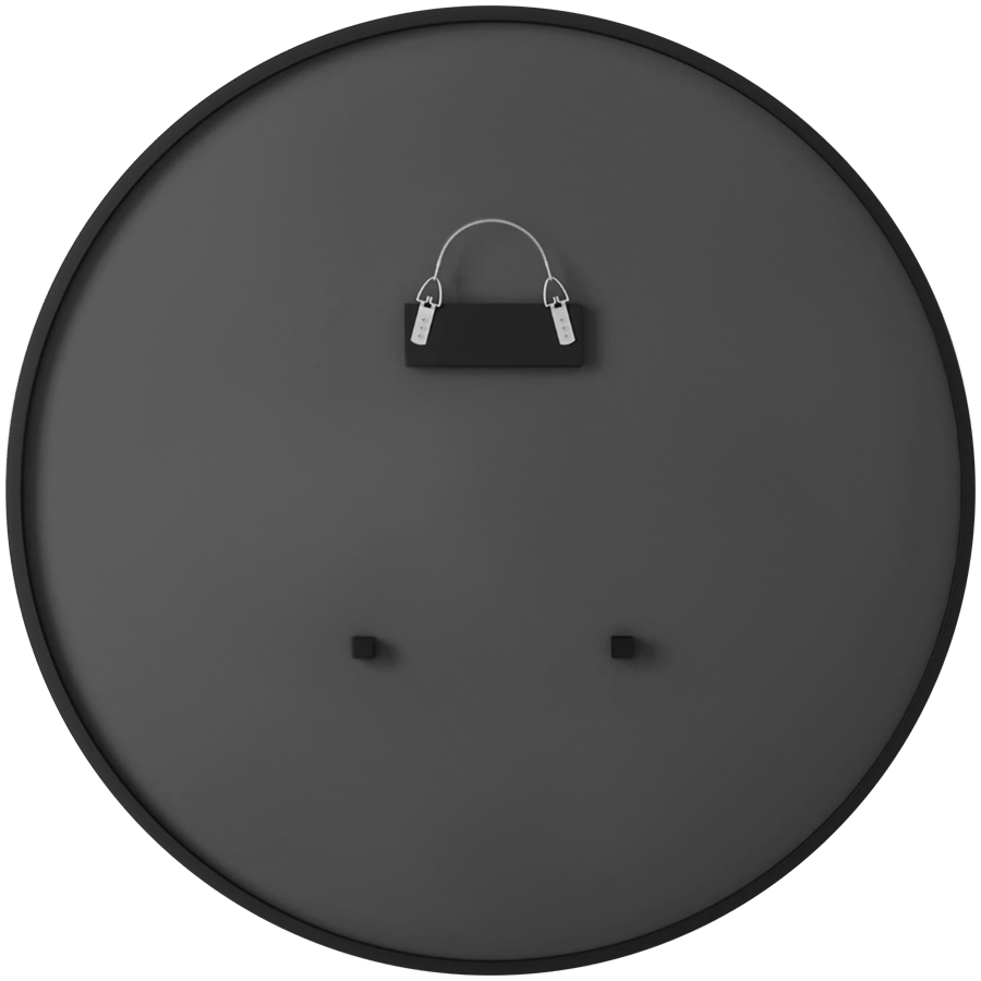 HUB RUBBER ROUND WALL MIRROR XL - DYKE & DEAN