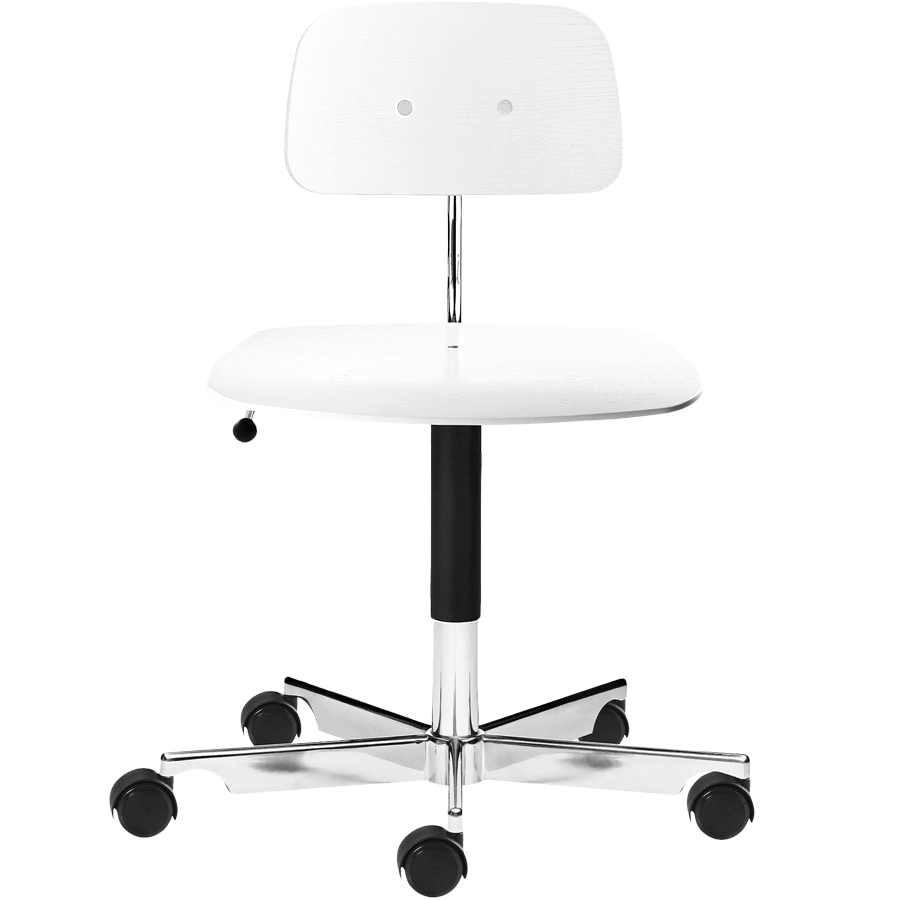 KEVI 2533 OFFICE CHAIR ASH SOFT WHITE - DYKE & DEAN