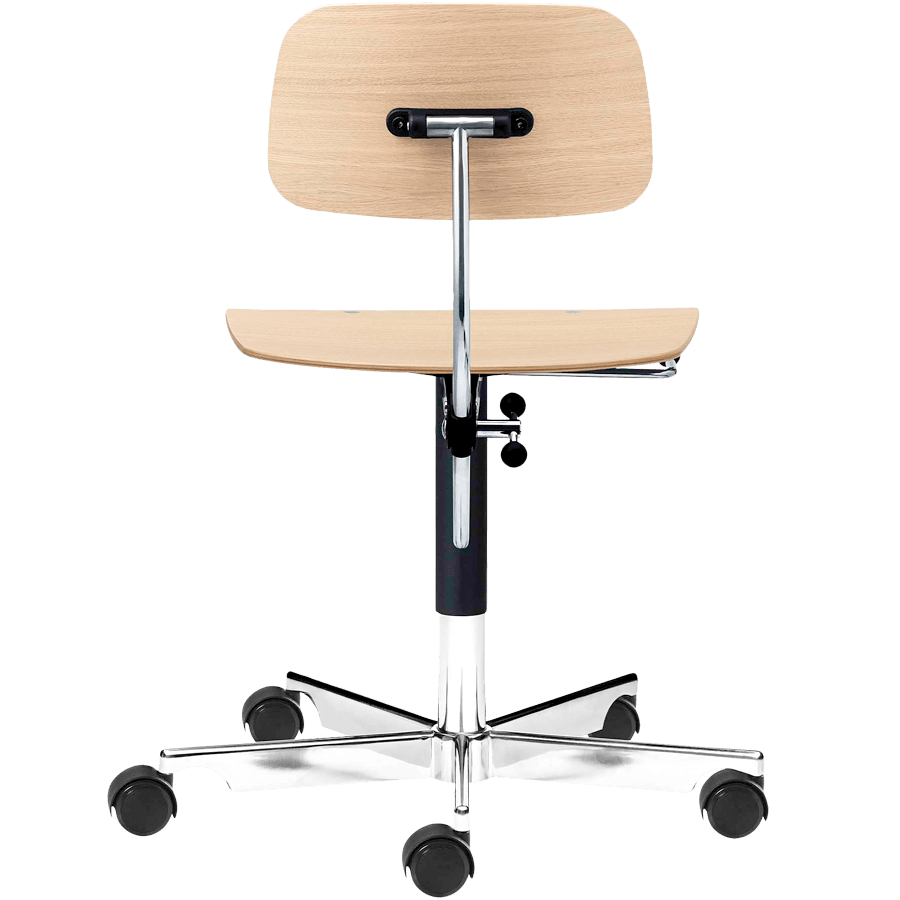 KEVI 2533 OFFICE CHAIR OAK - DYKE & DEAN