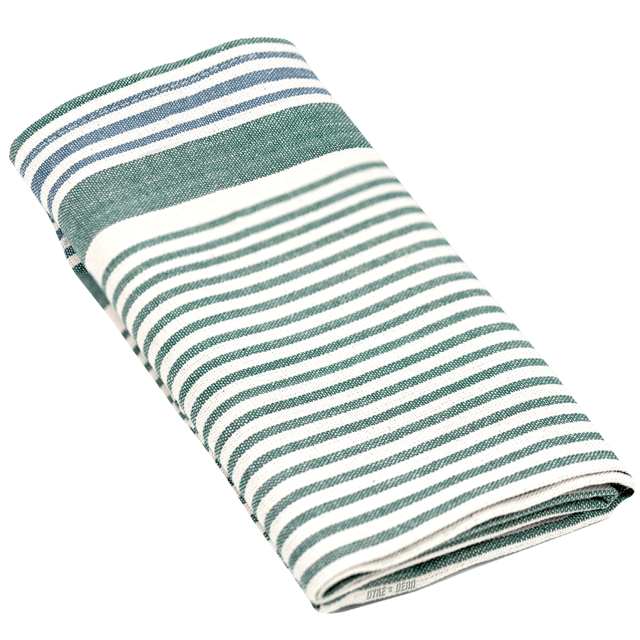 KITCHEN CLOTH GREEN & BLUE - DYKE & DEAN