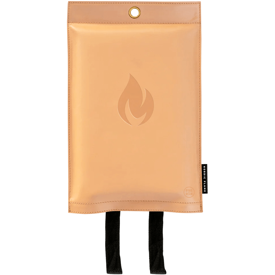 LIGHT LEATHER FIRE BLANKET - DYKE & DEAN