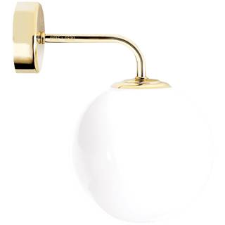 MASTER WALL ARM GLOBE LAMP BRASS - DYKE & DEAN