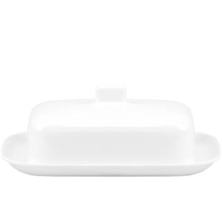 MELAMINE BUTTER DISH WHITE - DYKE & DEAN